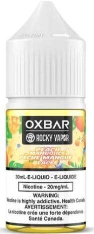 Rocky Vapor Oxbar E-liquids 20mg 30ml Peach Mango Ice