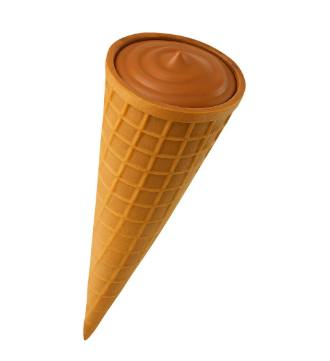 A-HA! Chocolate Live Rosin Infused Waffle Cones 10x10mg