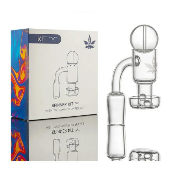 ALEAF - Quartz Banger Spinner Kit Y - 14mm M - 90°