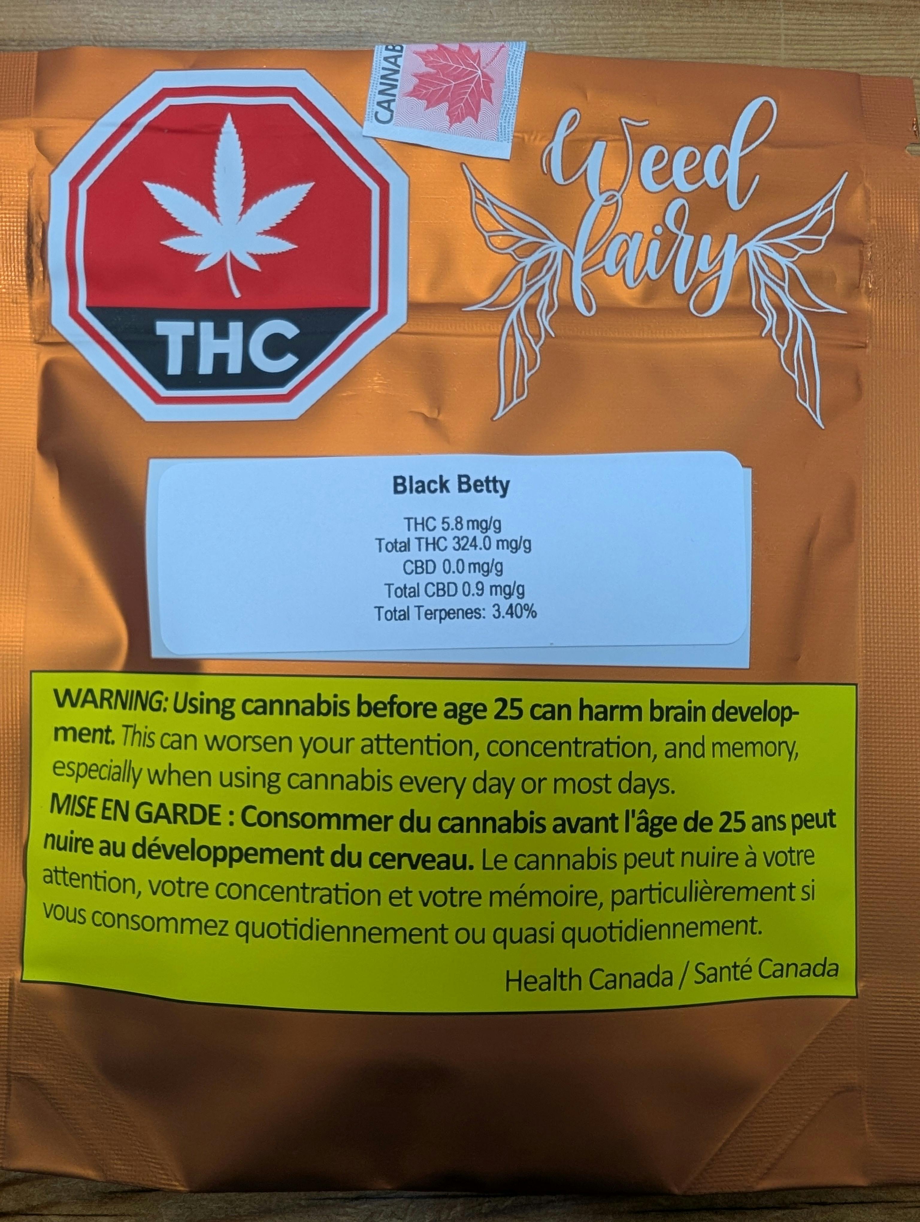WEED FAIRY Black Betty PR20X0.5g
