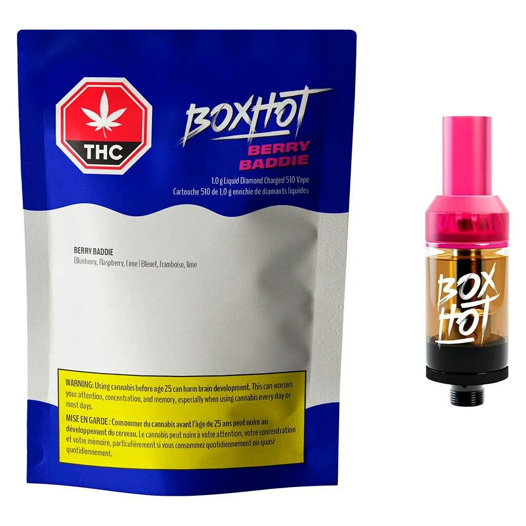 BOXHOT Berry Baddie Liquid Diamond 510 Cart 1g