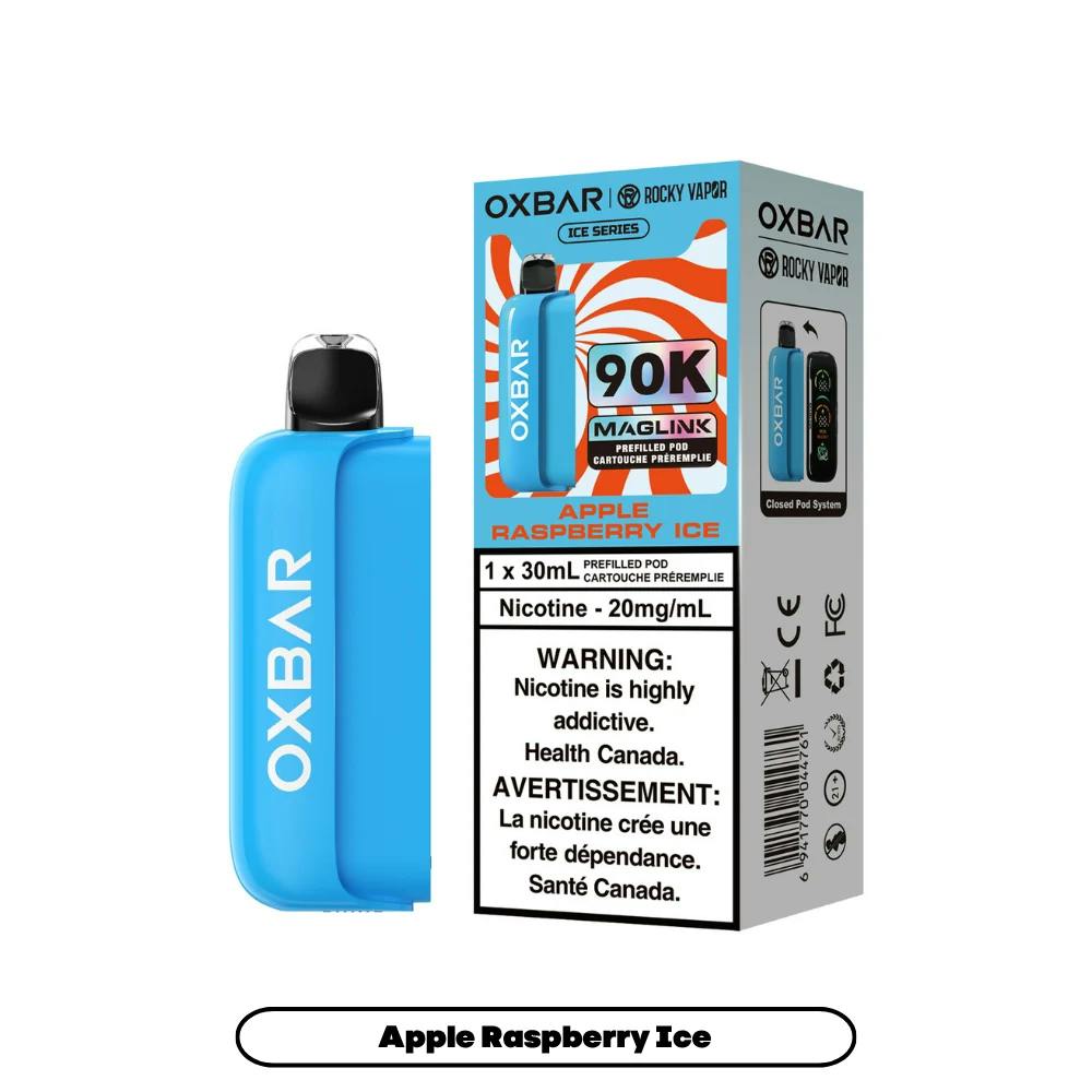 OXBAR Maglink Pod 90k Puff Ice Series Apple Raspberry Ice