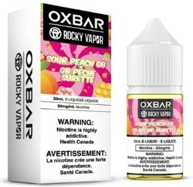 Rocky Vapor Oxbar E-liquids - Sour Peach GB 20mg 30ml