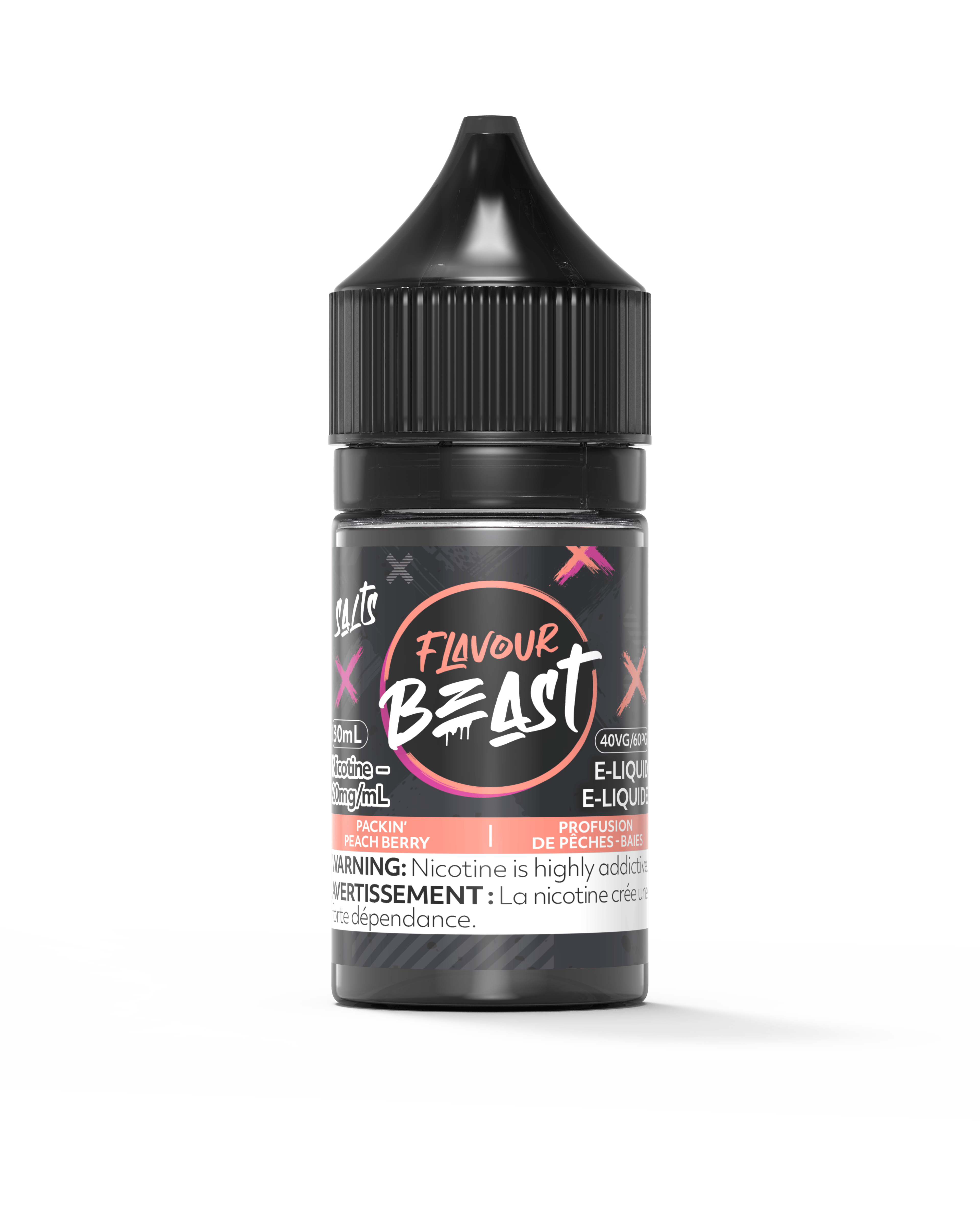 FLAVOUR BEAST (Salt Nic) Juice 30 ml - PACKIN' PEACH BERRY