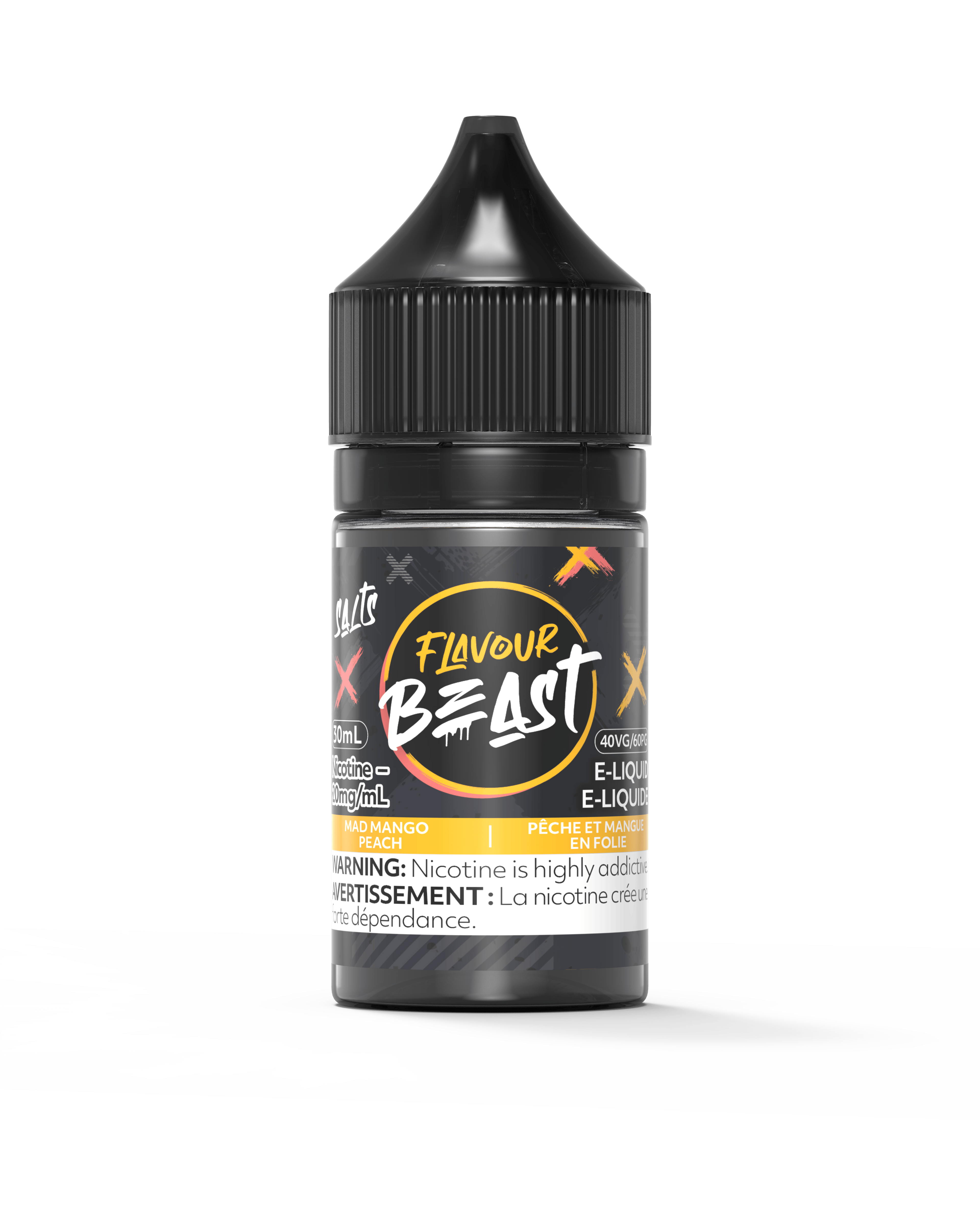 FLAVOUR BEAST (Salt Nic) Juice 30 ml - MAD MANGO PEACH