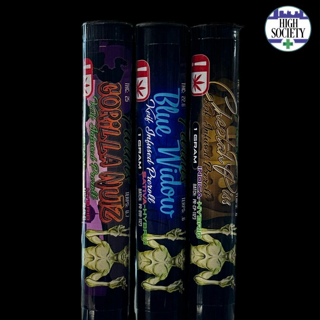 Area 52 1g Kief Pre-Roll - Blueberry Cruffin