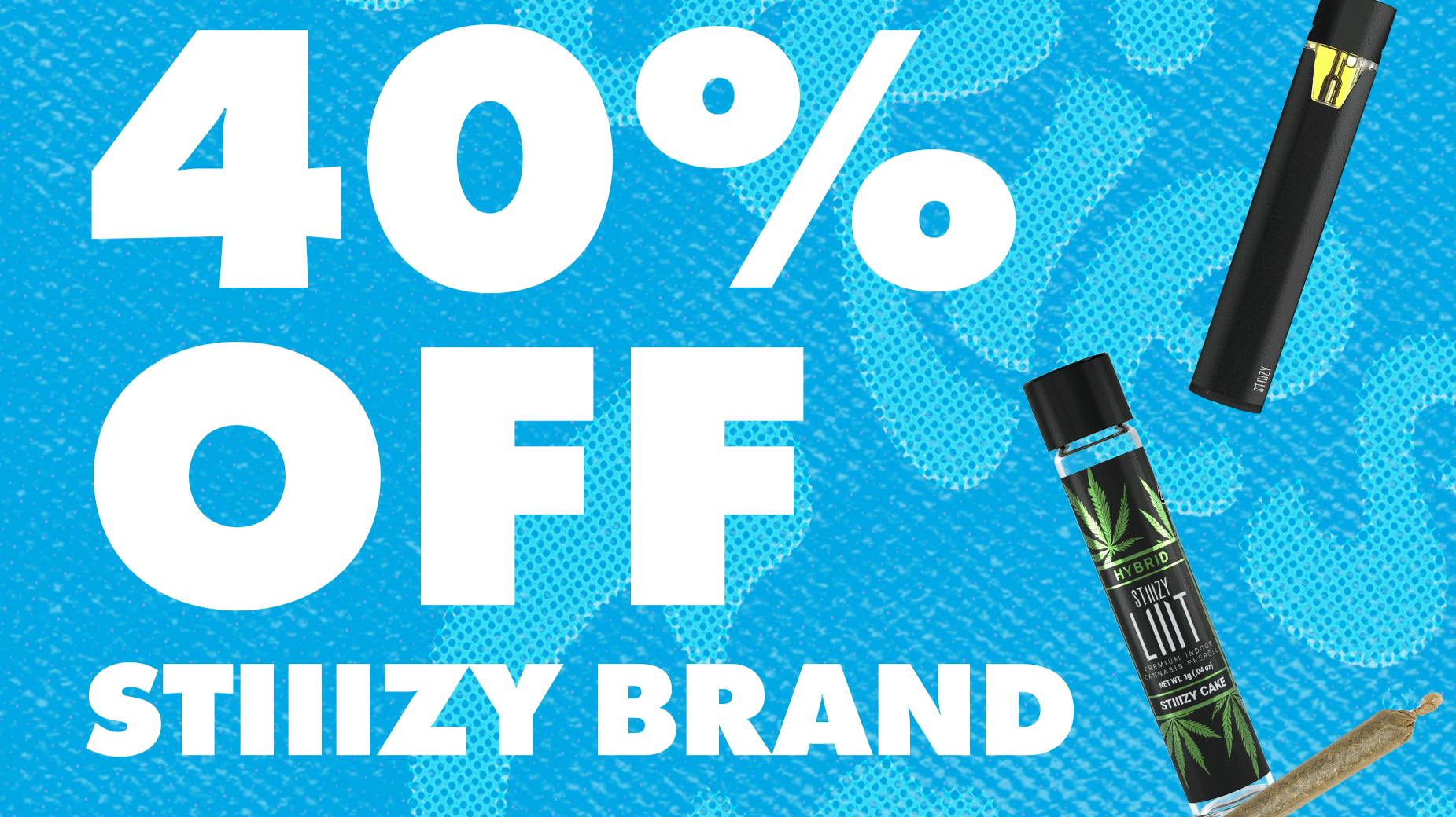 Take 40 Off Stiiizy at Cookies at Cookies Merced Weedmaps