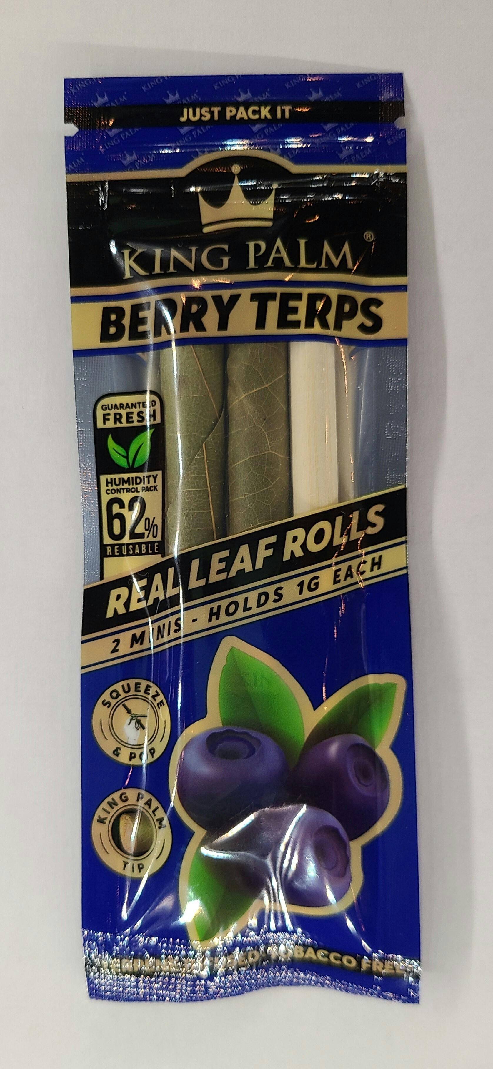 King Palm - Mini -Pre-Roll Pouches -Berry