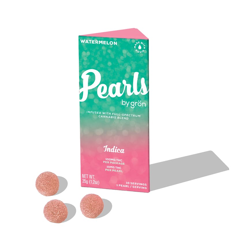 Watermelon Pearls | THC -Indica (100mg)