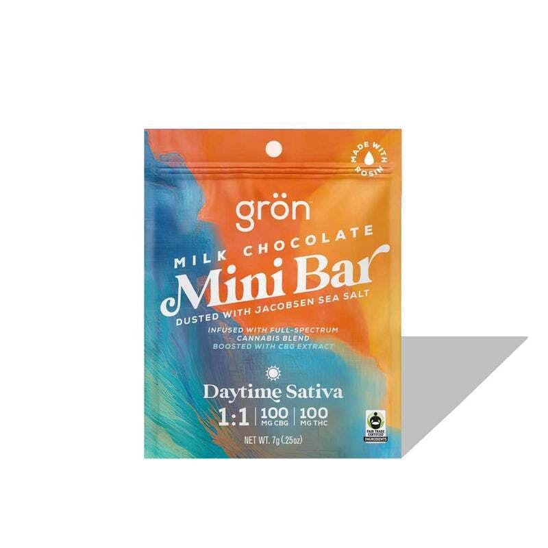 1:1 Milk Chocolate Mini Bar - CBG/THC - Daytime Sativa