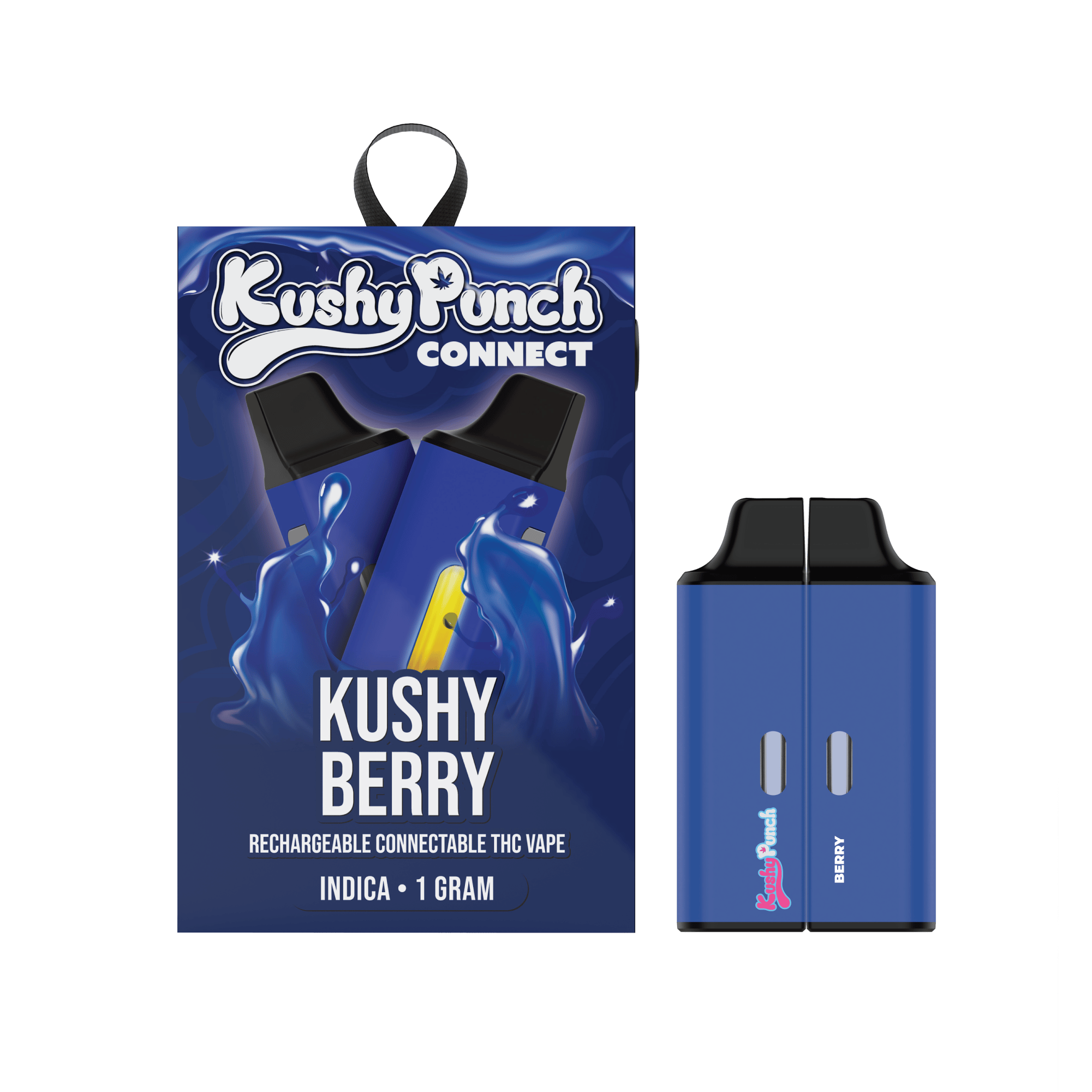 Kushy Punch Kushy Berry 1G LIVE RESIN CONNECT - Indica .5G x2