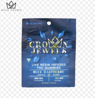 Crown Jewels - Blue Raspberry - 200mg Gummies (2x100mg)