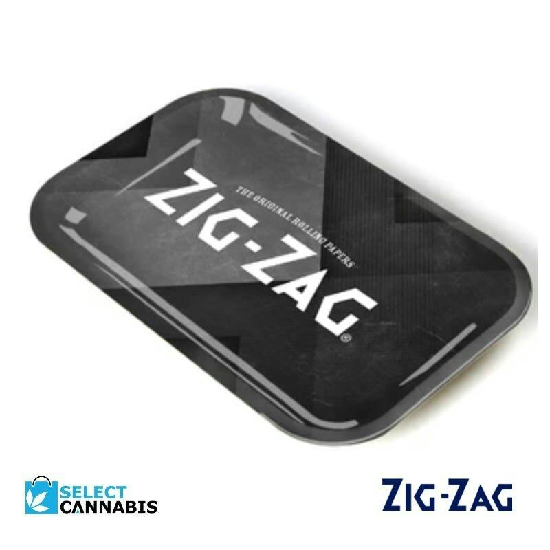 Zig Zag | Black Rolling Tray - Medium