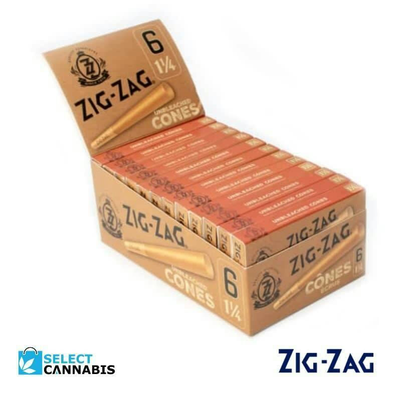 Zig Zag | Unbleached 1 1/4' Cones