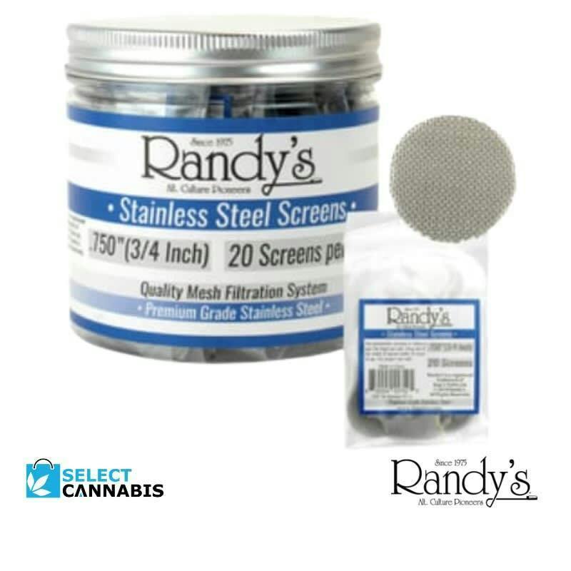 Randy's Screens - Metal - Stainless Steel - (20 Pack - 0.750")