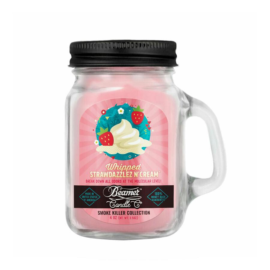 Beamer Candles - Smoke Killer Collection - 4oz - Whipped StRAWdazzlez N Cream