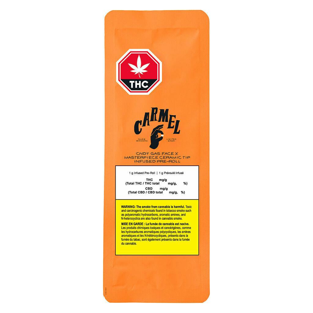 CNDY Gas Face x Masterpiece Ceramic Tip Infused Pre-Roll - 1x1g