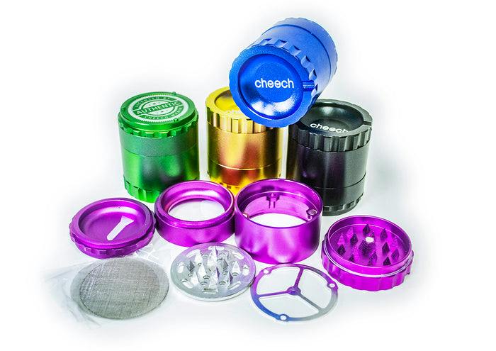 Concave Grinder - 63mm - 4pc - Purple