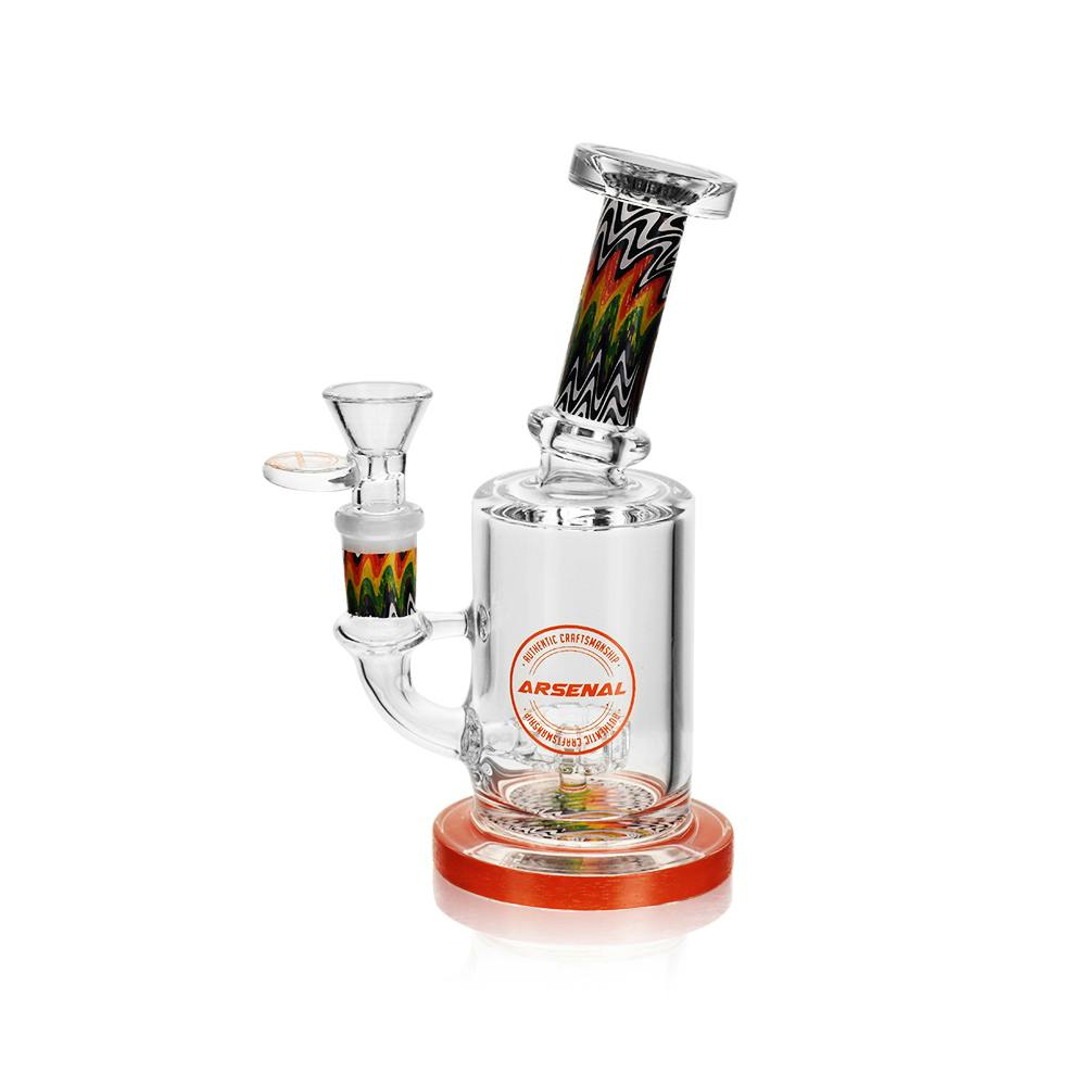 Ziggy Twist Glass Rig - 6.5" - Orange