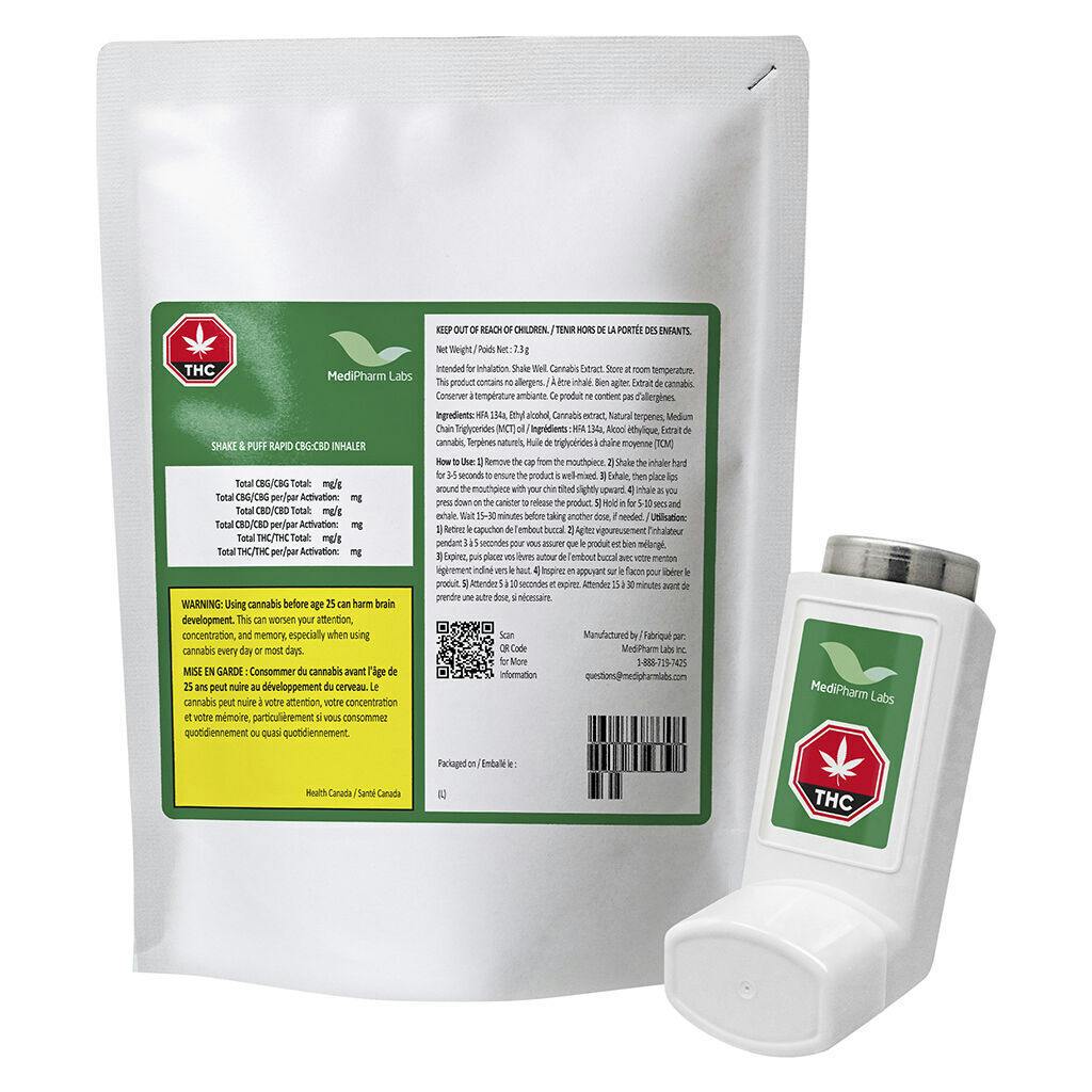 Shake & Puff Rapid CBG:CBD Inhaler 5:10 - 7.3g