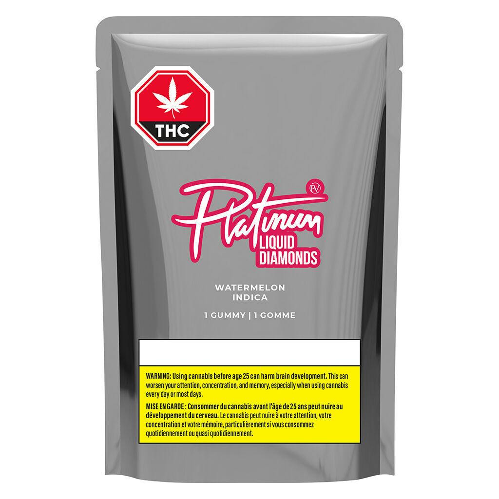 Watermelon Indica Liquid Diamond Gummy - 1 Pack
