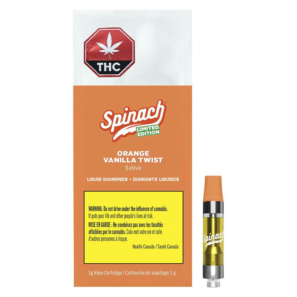 Orange Vanilla Twist Liquid Diamonds 510 Thread Cartridge - 1g