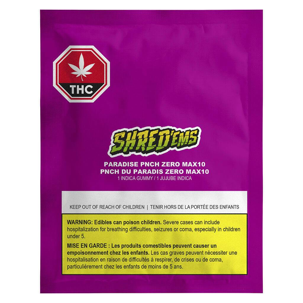 Paradise PNCH ZERO Max10 THC Gummy - 1 Pack