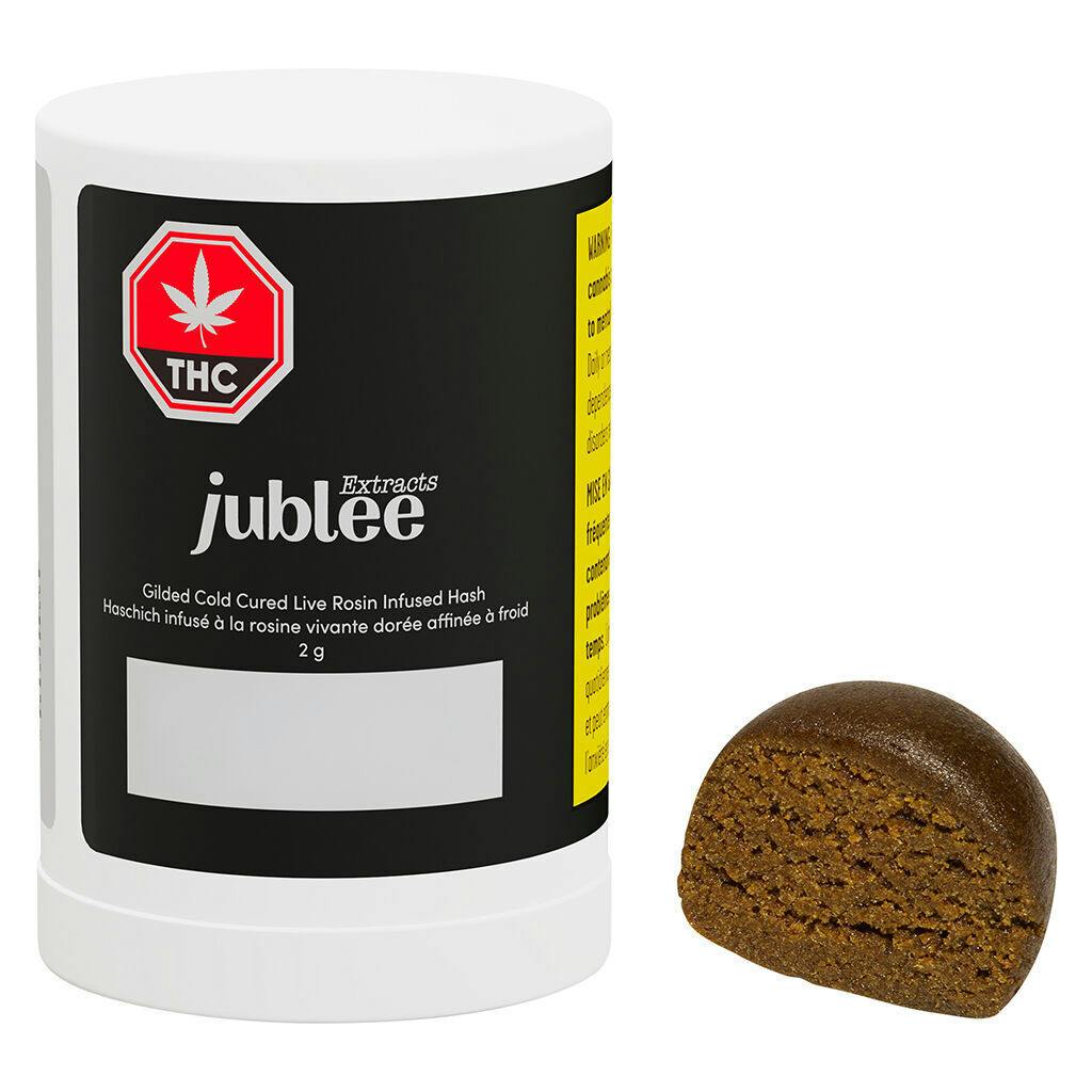 Gilded Cold Cured Live Rosin Infused Hash - 2g