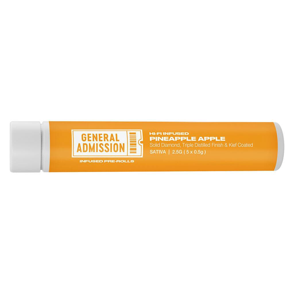 Pineapple Apple Hi–Fi Infused Pre-Rolls - 5x0.5g