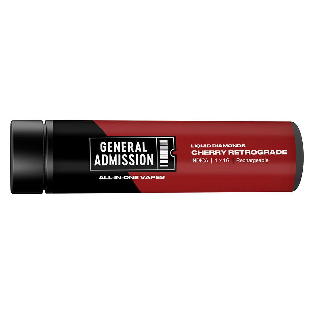 Cherry Retrograde Liquid Diamond All-in-One Vape - 1g