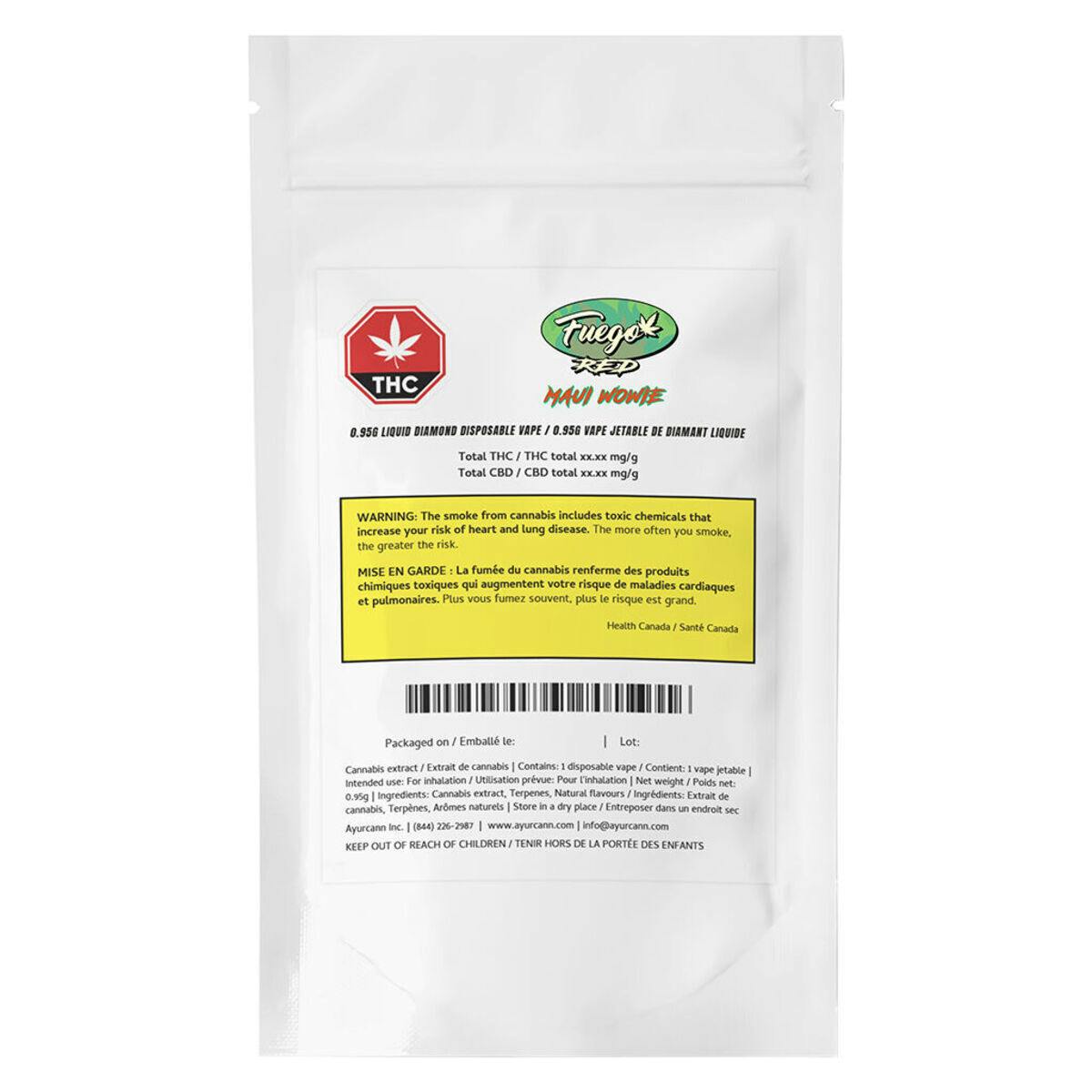 Maui Wowie Liquid Diamond Disposable All-in-One - 0.95g