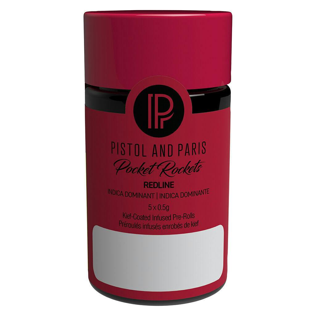Pistol and Paris - Pocket Rockets Redline Infused PRJ - 5x0.5g