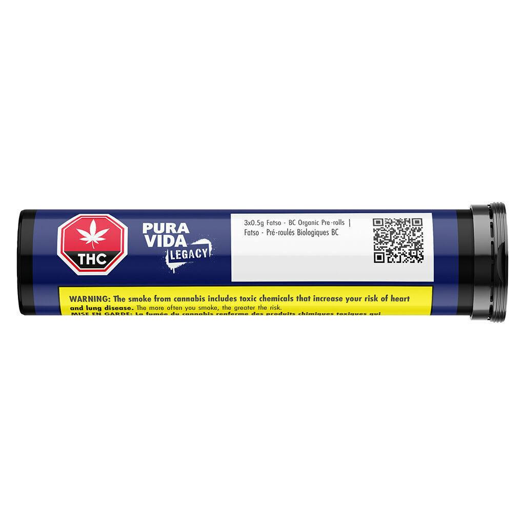 Fatso – BC Organic Pre-Rolls - 3x0.5g