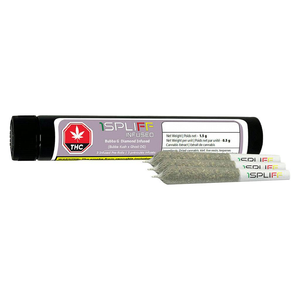 Bubba G Diamond Infused Pre-Rolls - 3x0.5g