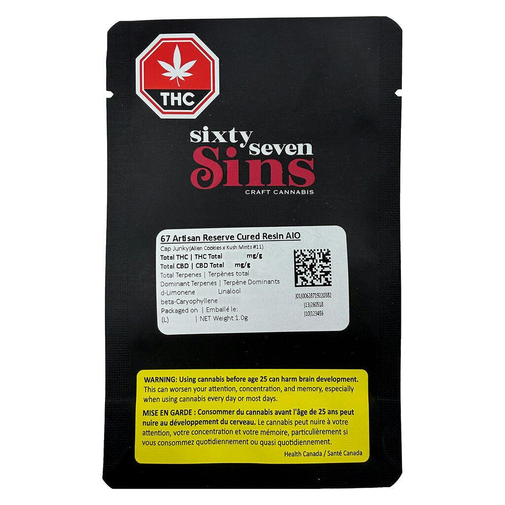 67 Artisan Reserve Cured Resin All-in-One - 1g