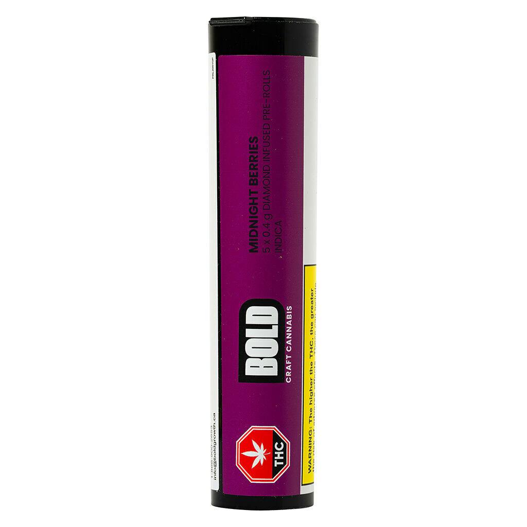 Midnight Berries Diamond Infused Pre-Rolls - 5x0.4g