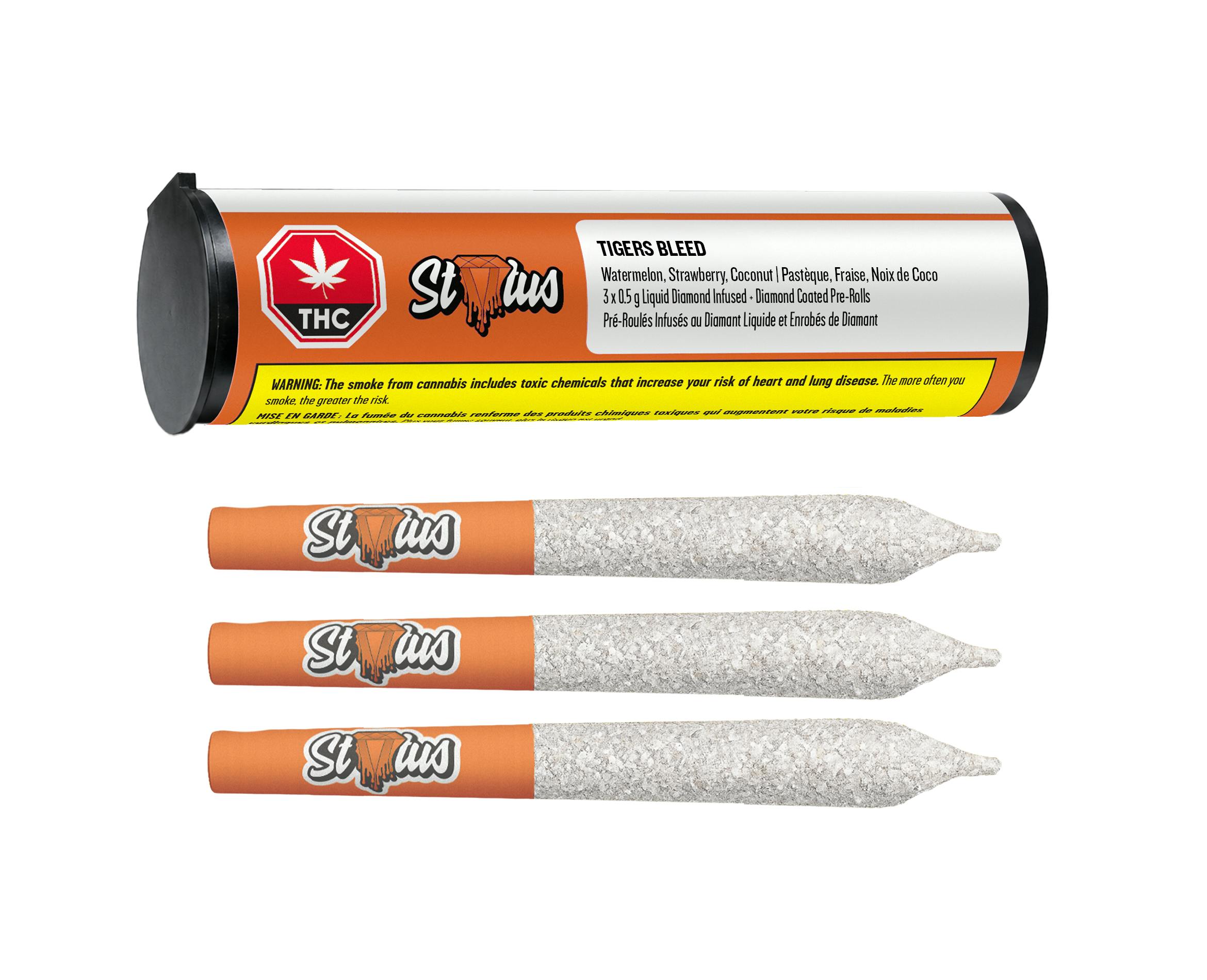 Status - Tiger's Bleed Liquid DIamond Infused&Diamond Coated PRJ - 3x0.5g