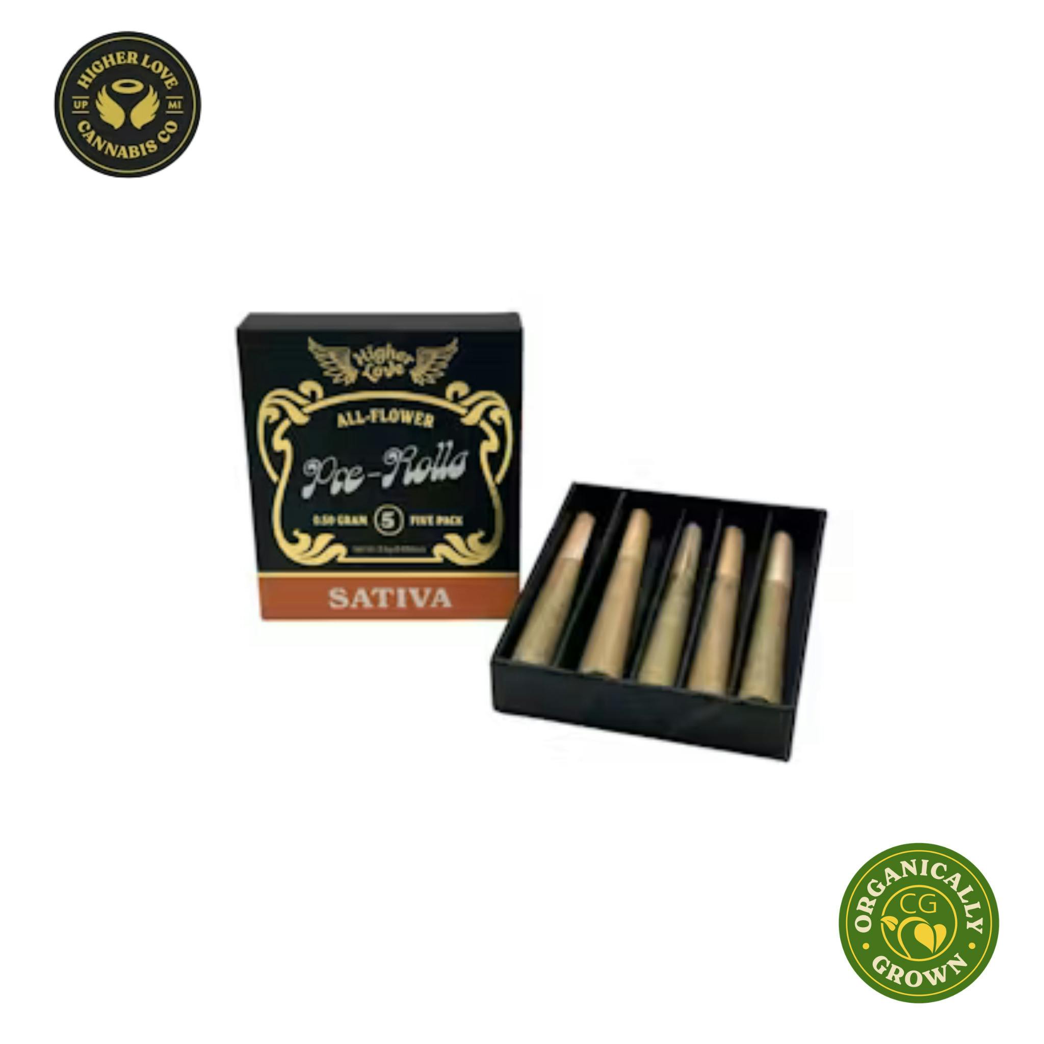 Higher Love Tokyo Lemon Drip SATIVA Pre-Roll 5-Pack | 5 x at Higher Love Cannabis Dispensary Munising