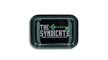 THE SYNDIATE - METAL ROLLING TRAY - WHITE