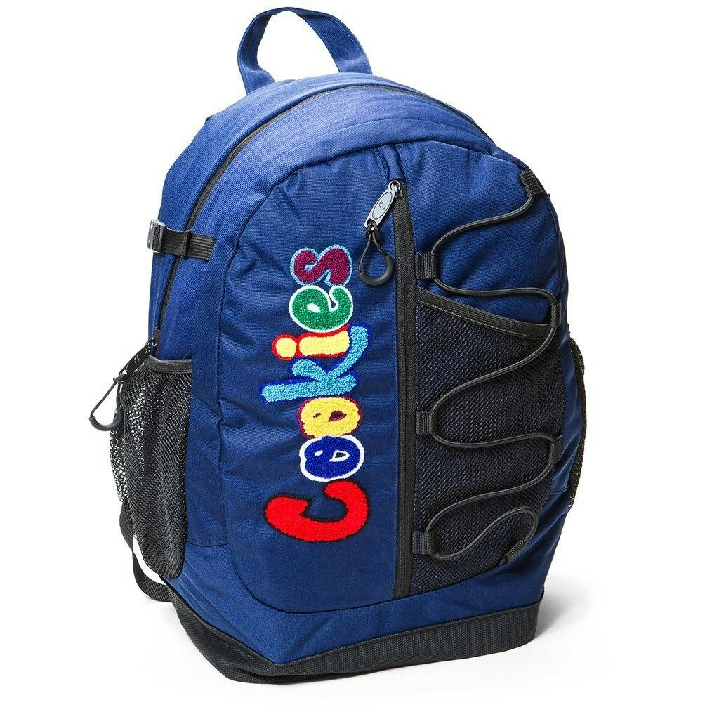 Cookies - Backpack - Chenille Lettering - Bungee Nylon - Navy