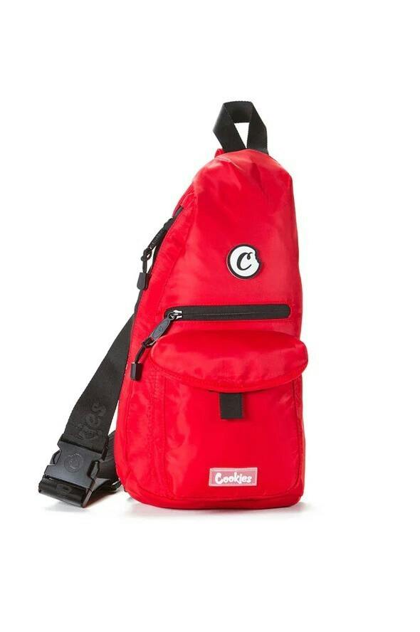 Cookies- Traveler Smell Proof Nylon Sling- Bag- Red