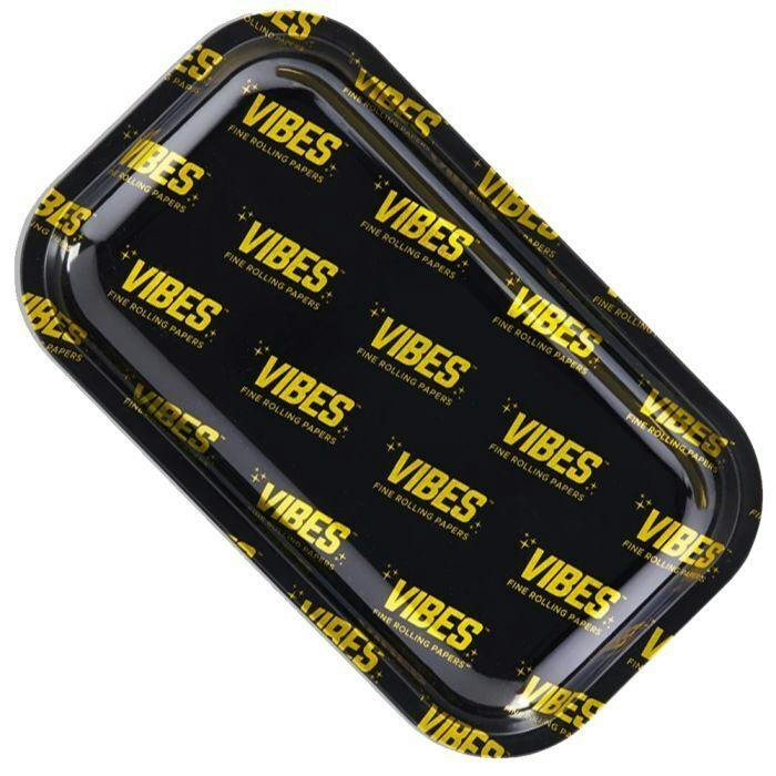 Vibes - Rolling Tray - Aluminum - Black
