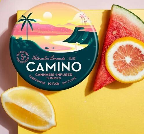 Kiva Camino Watermelon Lemonade Gummies