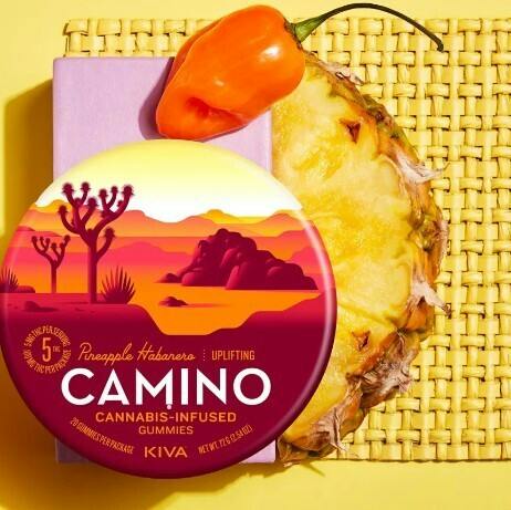 Kiva Camino Pineapple Habanero Gummies