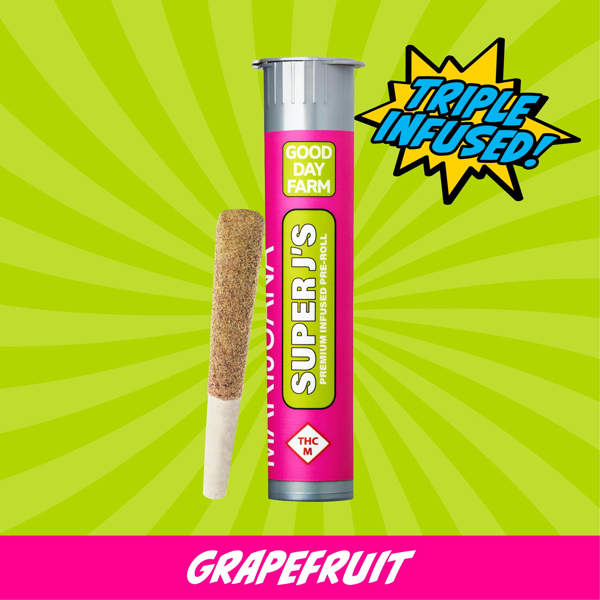 GDF: Infused Pre-Roll | Grapefruit x Skywalker OG | Super J's