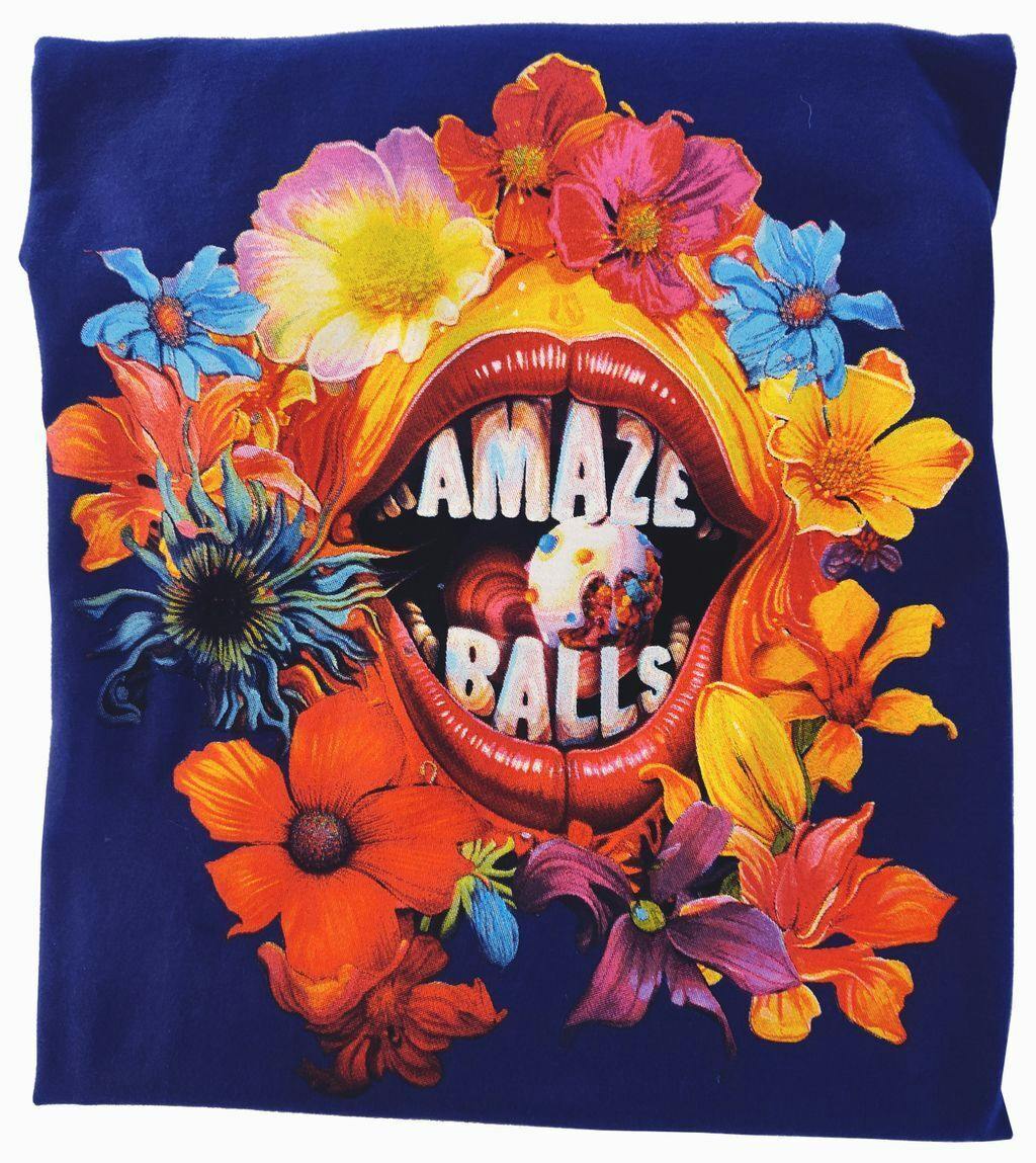 Amazeballs No Text Navy Blue Women's T-Shirt 3XL