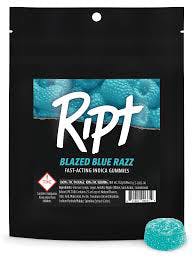 Ript (I) Blazed Blue Razz Gummies 100mg