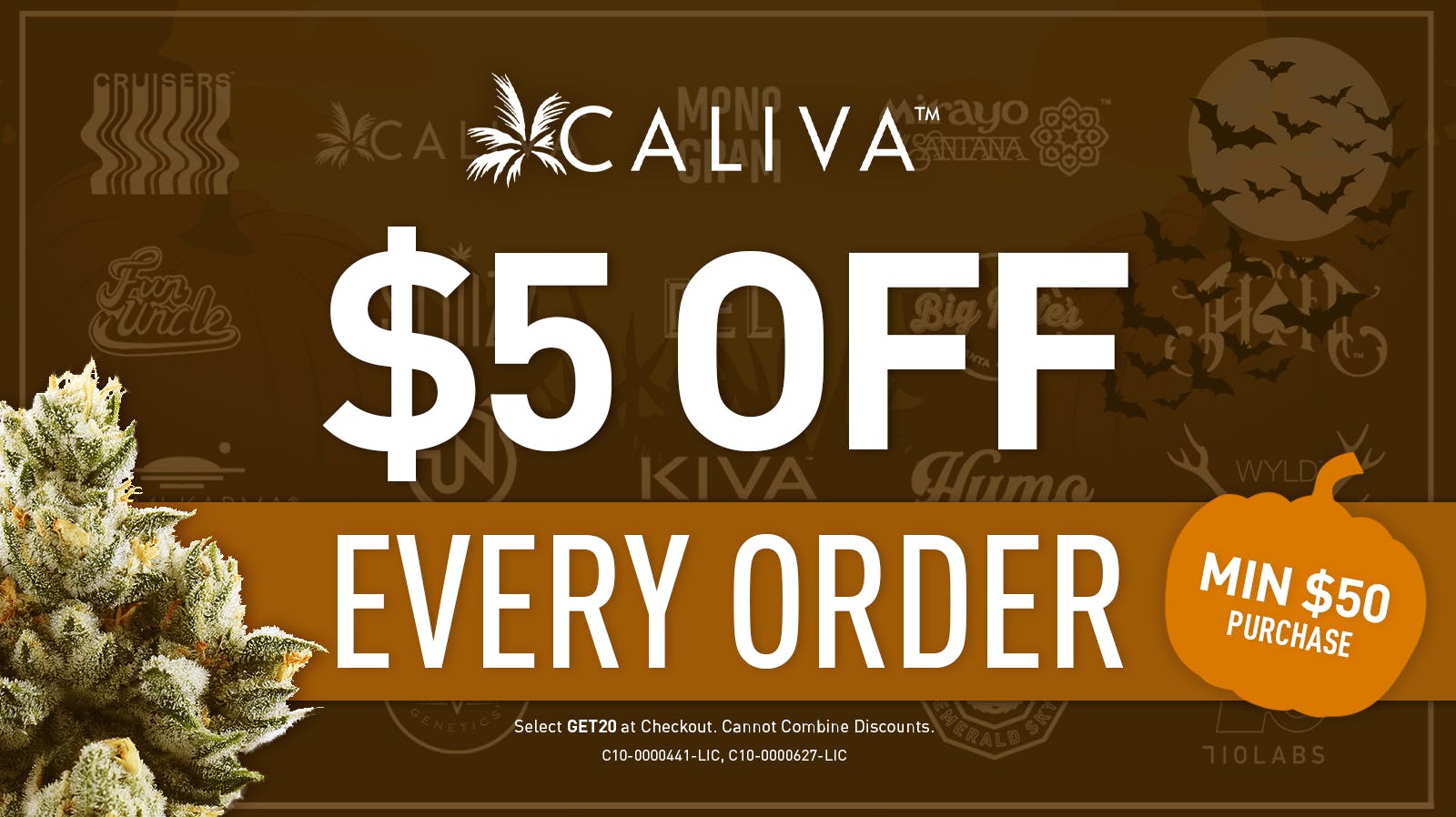 5 Off Every Order at Caliva Delivery Fresno Weedmaps