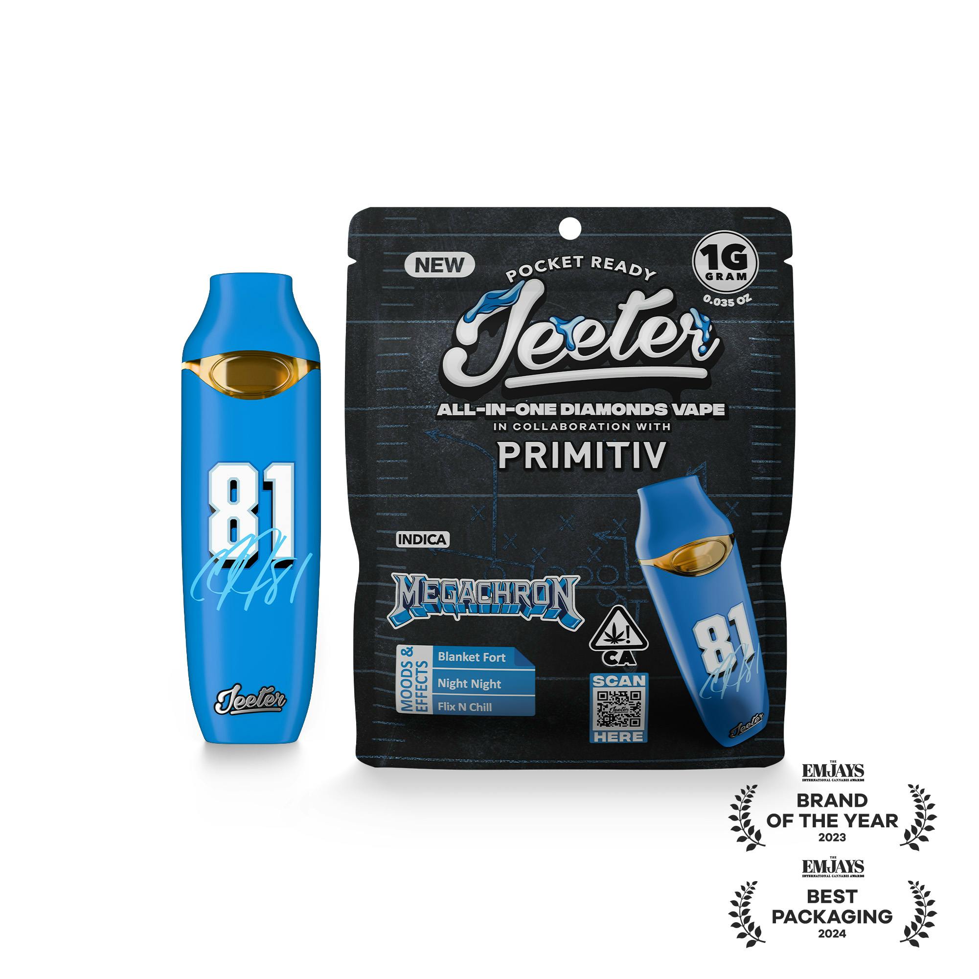 JEETER - LIQUID DIAMONDS ALL IN ONE - MEGACHRON - 1G