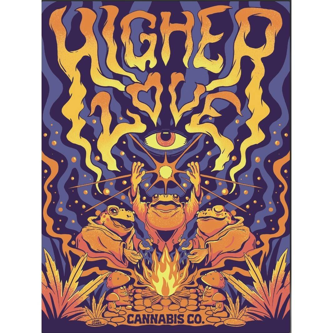 Spring Equinox Poster at Higher Love Cannabis Dispensary Crystal Falls